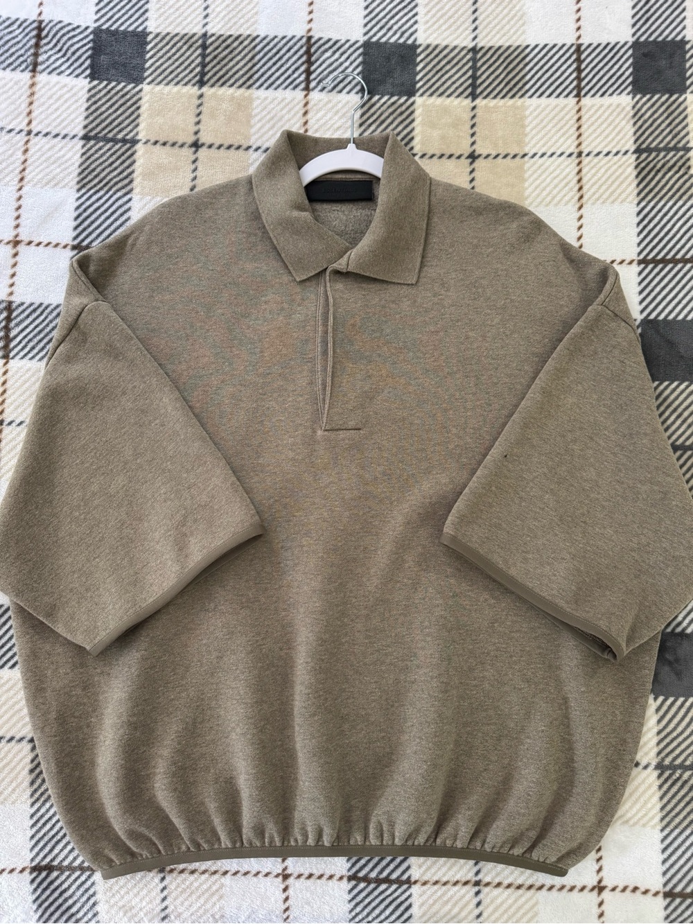 Fear of God Essentials 3/4 sleeve Polo sz S